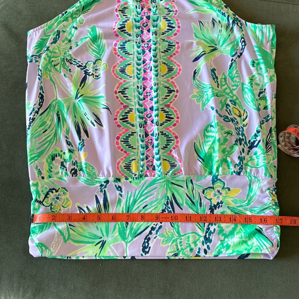 NWT Lilly Pulitzer Bowen halter top in Light Lilac Verbena M $78 - Picture 7 of 12